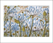 Agapanthus II by Angie Lewin